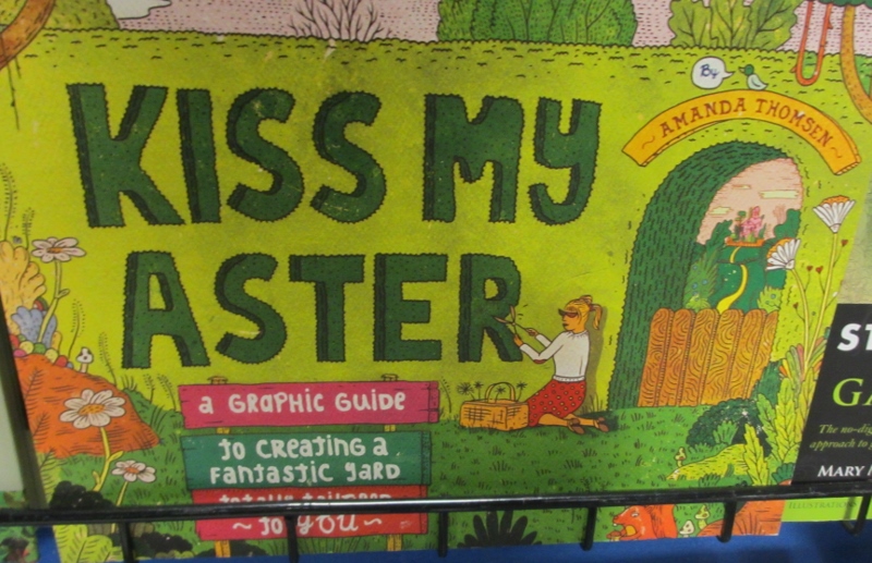 Loved seeing titles like this one at the Boston Flower Show.